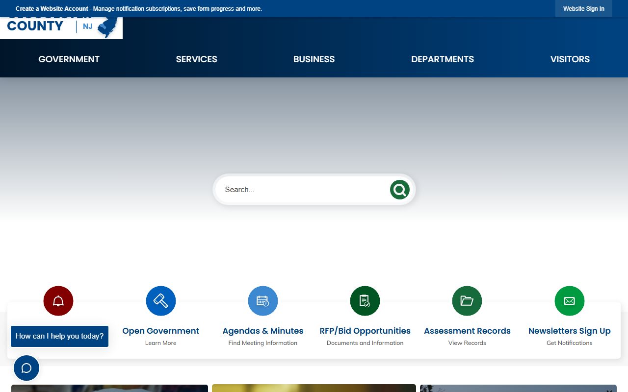 Gloucester County phone directory government website